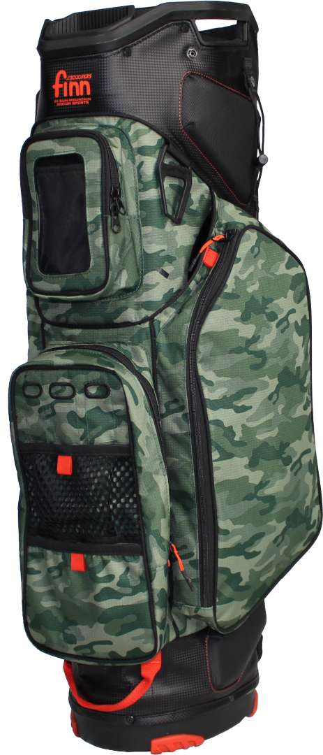 Finn Golf Bag - Black/Camo/Inferno